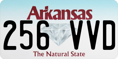 AR license plate 256VVD