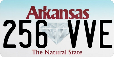 AR license plate 256VVE
