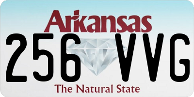 AR license plate 256VVG