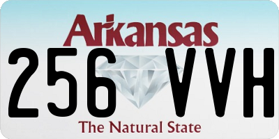 AR license plate 256VVH