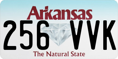 AR license plate 256VVK