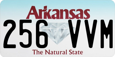 AR license plate 256VVM