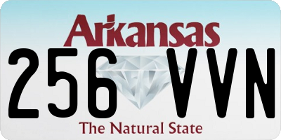 AR license plate 256VVN