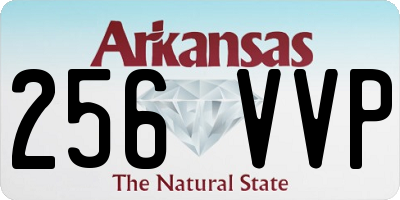 AR license plate 256VVP