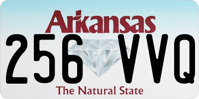 AR license plate 256VVQ