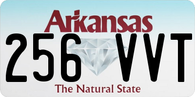 AR license plate 256VVT