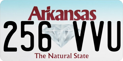 AR license plate 256VVU