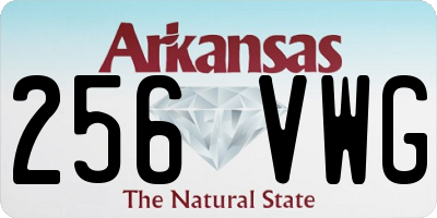 AR license plate 256VWG