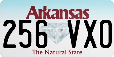 AR license plate 256VXO