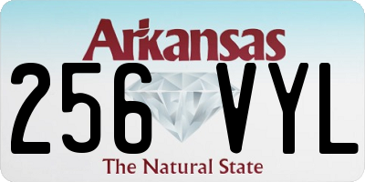 AR license plate 256VYL