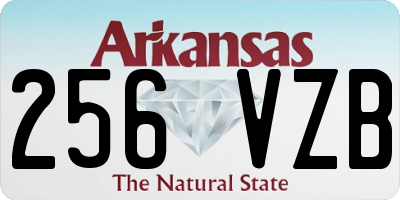 AR license plate 256VZB