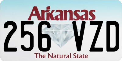 AR license plate 256VZD