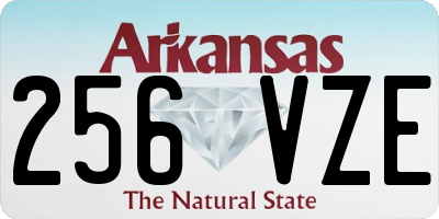 AR license plate 256VZE