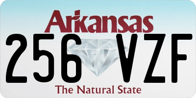 AR license plate 256VZF