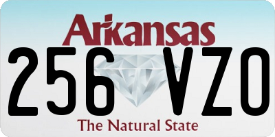 AR license plate 256VZO