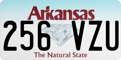 AR license plate 256VZU