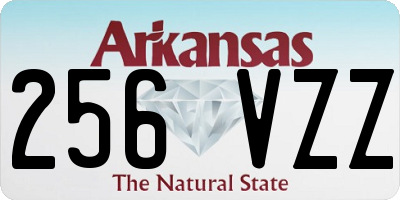 AR license plate 256VZZ