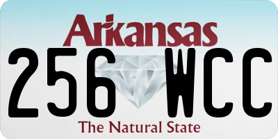 AR license plate 256WCC