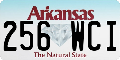 AR license plate 256WCI