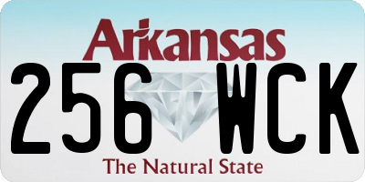 AR license plate 256WCK