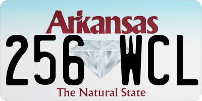 AR license plate 256WCL