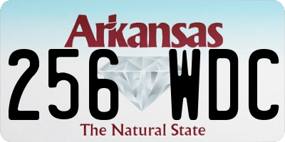 AR license plate 256WDC