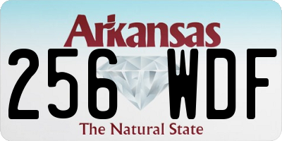 AR license plate 256WDF
