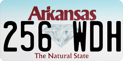 AR license plate 256WDH