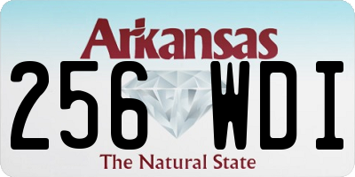 AR license plate 256WDI