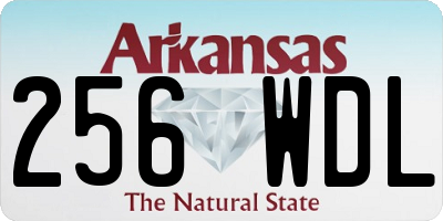 AR license plate 256WDL