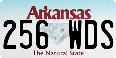 AR license plate 256WDS