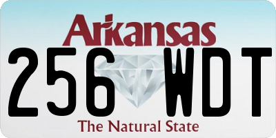 AR license plate 256WDT