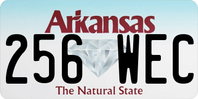 AR license plate 256WEC