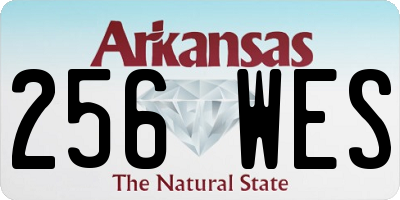 AR license plate 256WES