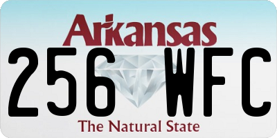 AR license plate 256WFC