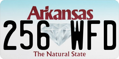 AR license plate 256WFD