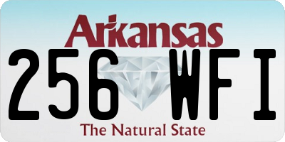 AR license plate 256WFI