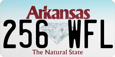 AR license plate 256WFL