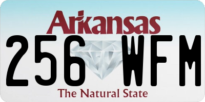 AR license plate 256WFM