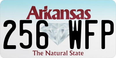 AR license plate 256WFP