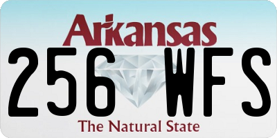 AR license plate 256WFS