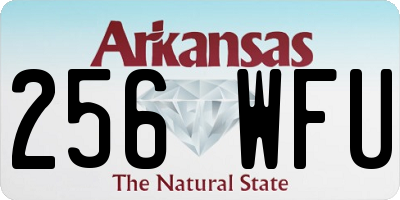 AR license plate 256WFU
