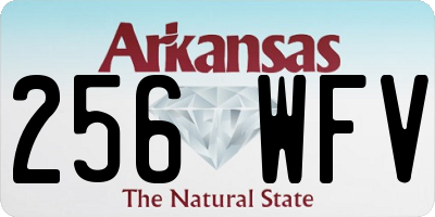 AR license plate 256WFV
