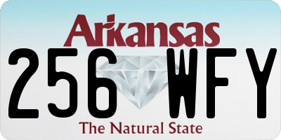AR license plate 256WFY