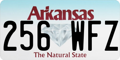 AR license plate 256WFZ