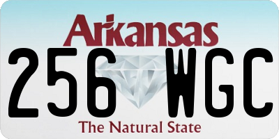 AR license plate 256WGC