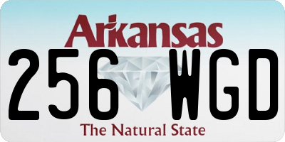 AR license plate 256WGD