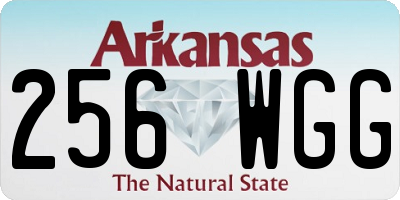 AR license plate 256WGG