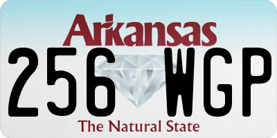 AR license plate 256WGP