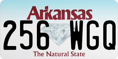 AR license plate 256WGQ